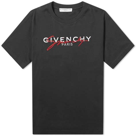 givenchy paris signature t shirt|Givenchy graphic crewneck t shirt.